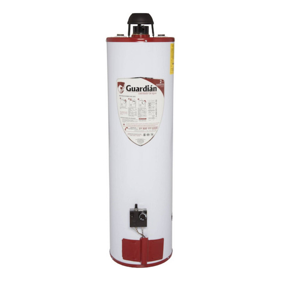 Boiler Deposito Gas Lp 60l 2.5 Servicios Encendido Piezoeléc Color Blanco