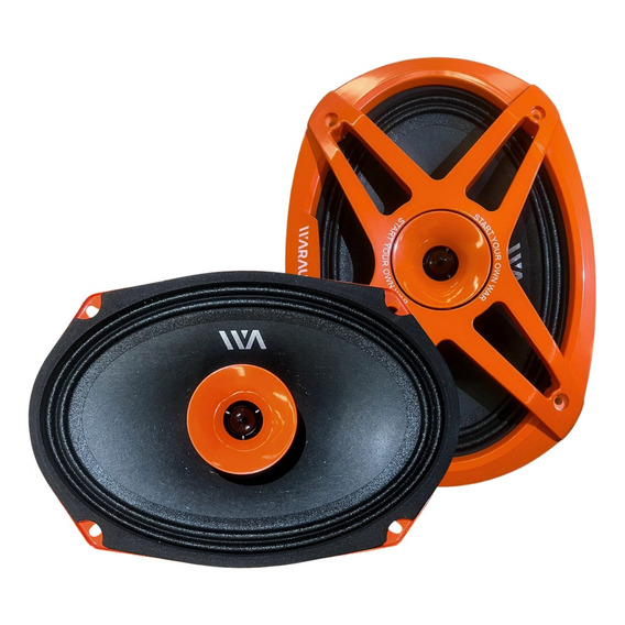 Par Medio Rango War Audio Rocket Pro 6x9  140w Rms!