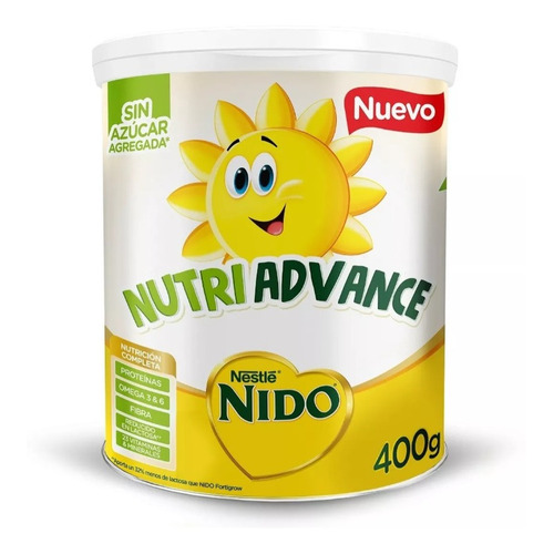 Nido Nutri Advance Leche En Polvo 400gr Nestlé 