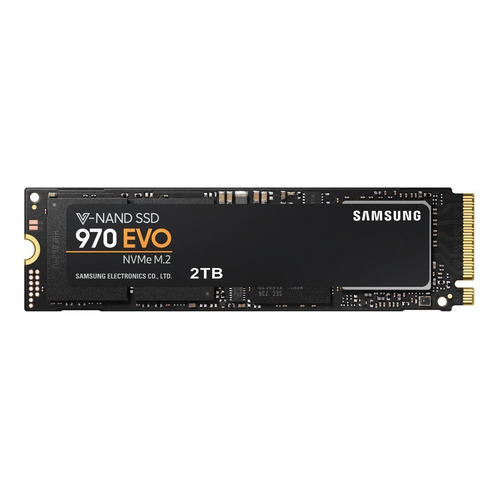 Disco sólido SSD interno Samsung 970 EVO MZ-V7E2T0 2TB