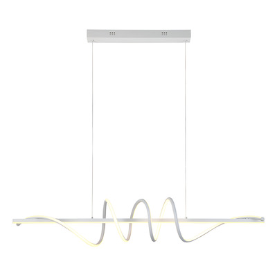 Colgante Led Moderno Blanco L7964b 120cm Alta Potencia Mks 