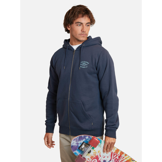 Poleron Fullzipper Santa Monica Surf Hombre Azul Marino Maui