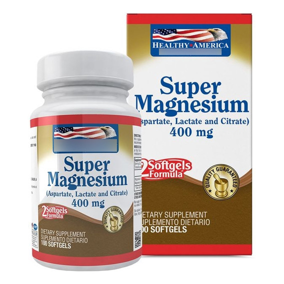 Súper Magnesium 400mg 100 Softgel - Unidad a $60000