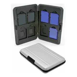 Case De Aluminio Porta Cartão Memória - Sd E Micro Sd