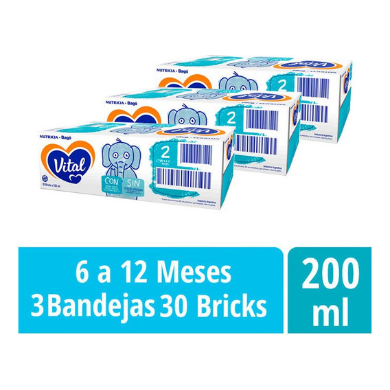Nutricia Bagó Vital 2 Líquida - Brick - 90 - 200 mL