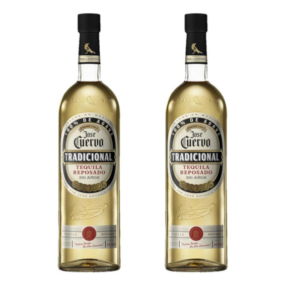 Pack De 2 Tequila Jose Cuervo Tradicional Reposado 950 Ml