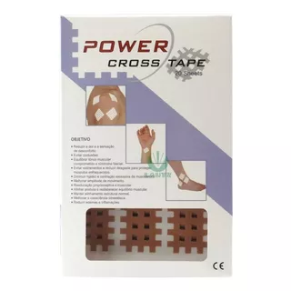 Bandagem Terapêutica Power Cross Tape - Pequeno