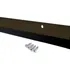 Zocalo Puerta Metalico Aluminio Con Goma Burlete 90 Cm Color Marrón Oscuro Liso