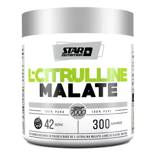 Oxido Nitrico L Citrulline Malate 300 Gr Star Nutrition Sabor Sin Sabor