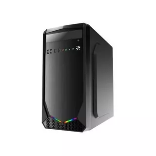 Case Atx Para Pc Sin Fuente Con Luz Led Delux G505 