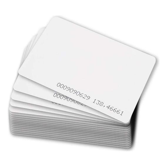 Zkteco Id Card(thin) Tarjeta De Proximidad 125khz - 10 Unid