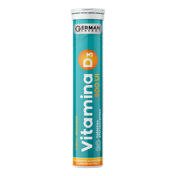 Vitamina D3 800 Ui 20 Tabs, Gnergy