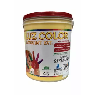 Latex Colores Vibrantes Int Ext X 10 Litros Antibacterial Color Naranja Celta
