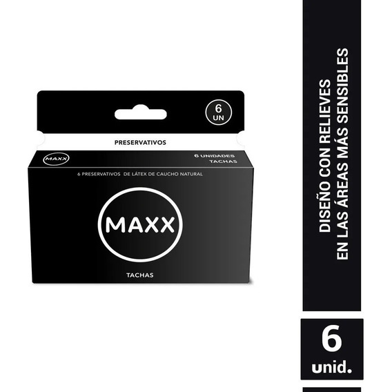 Maxx Preservativos Tachas Caja 6 Unidades