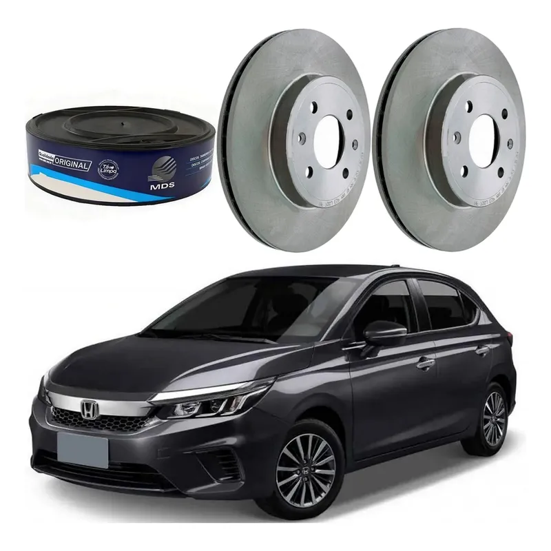 Disco Freio Dianteiro Mds City Hatch 1.5 2022 A 2024
