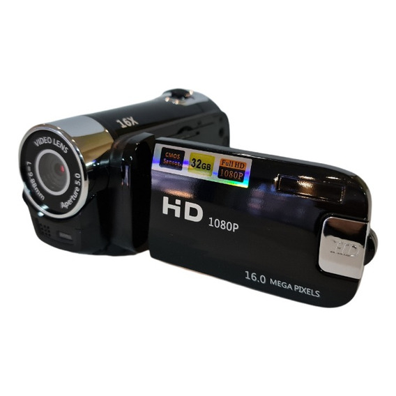 Filmadora Videocamara Full Hd 1920x1080p Luz Led 16mp Lcd 