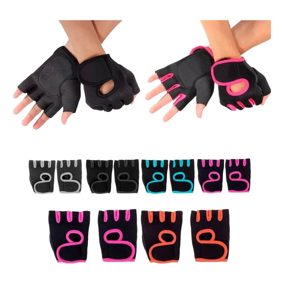 Guantes Neopreno Musculación Pesas Gym Fitness Ciclismo Cs