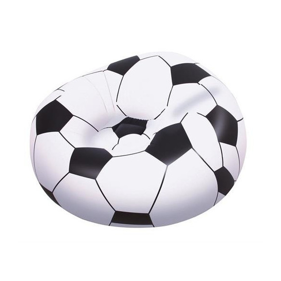 Silla Pelota De Futbol Bestway Color Blanco