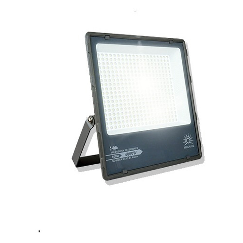 Reflector Led Grande Slim 400w 44000lm Para Exterior Ip65 Color de la carcasa Negro Color de la luz Blanco frío