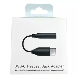 Adaptador Audio Para Celular Samsung Y Mas Usb- C A Jack 3.5