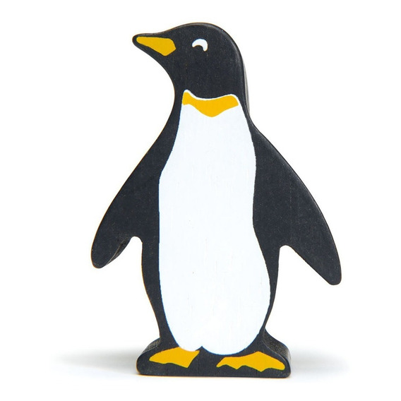 Juguete Animales De Madera Pinguino Para Niños Febo