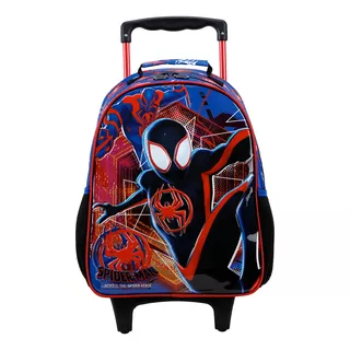 Mochila De Rodinhas 16 Spider Man R2 - 11680 Homem Aranha