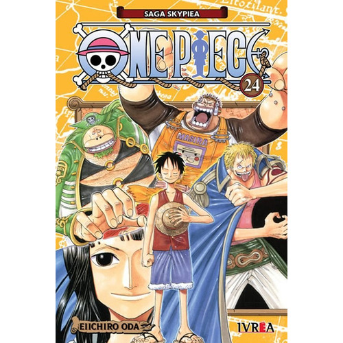 ONE PIECE, de Eiichiro Oda. One Piece, vol. 24. Editorial Ivrea, tapa blanda en español, 2009
