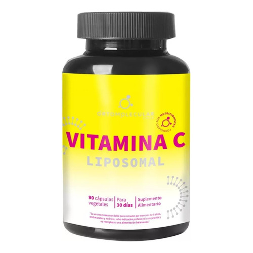 Vitamina C Liposomal 1000mg | 90 Caps | Ortomolecular Chile Sabor Sin Sabor