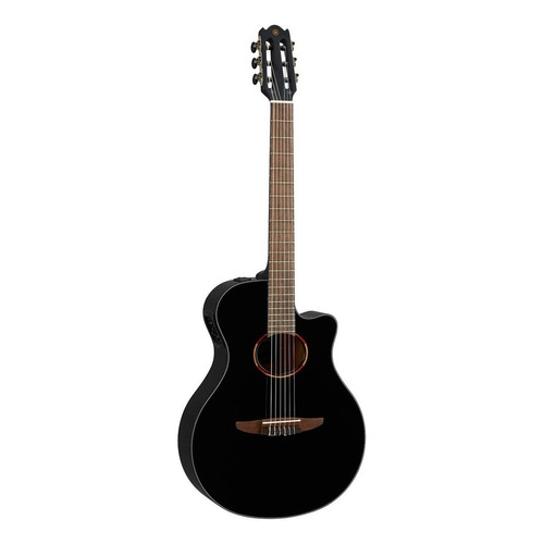 Guitarra criolla clásica Yamaha NX NTX1 para diestros black brillante