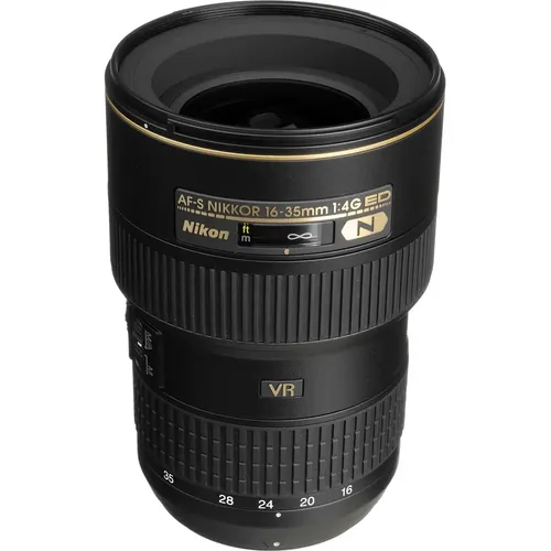 【美品】Nikon AF-S NIKKOR 16-35mm F4 Lente De Zoom Nikon Af-s Fx Nikkor 16-35 Mm F/4g Ed Com Vr | Frete