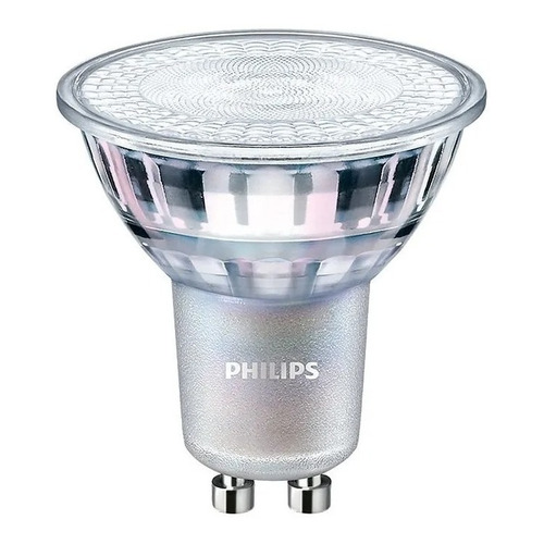 Ampolleta Philips Gu10 Dimeable Master Led Spot Value 7w Color de la luz Blanco cálido