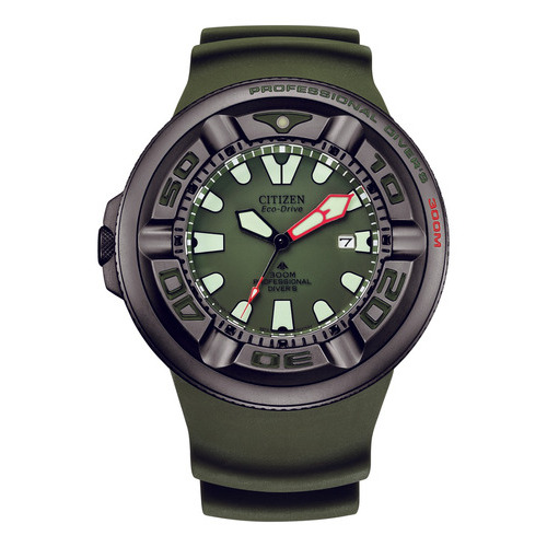 Reloj Citizen Bj805717x Hombre Promaster Eco Drive Color de la malla Verde Color del bisel Negro Color del fondo Verde