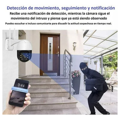 Cámara Domo Exterior  Wifi Seguridad Inalambrica Full Hd 1080p 360 Audio Bi-direccional Ip67