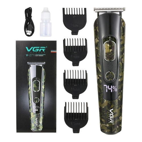 Maquina Corta Pelo Barba Vgr V-271 Dibujos Recargable Usb