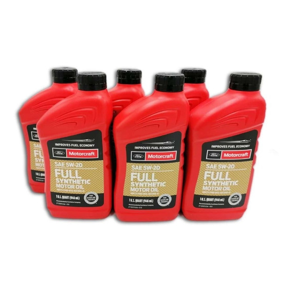 6 Litros De Aceite 5w20 Full Synthetic Motorcraft