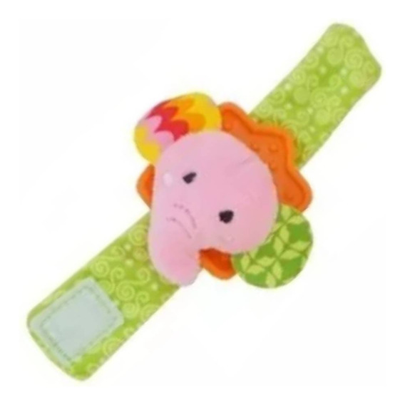 Sonajero Pulsera De Peluche Con Mordillo Muñequera Estimula