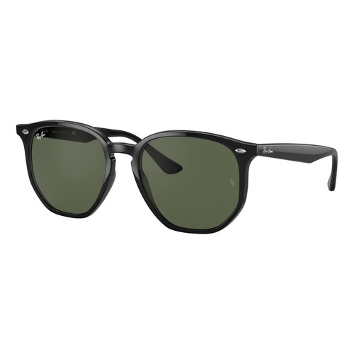 Arm. Solar Ray-ban 0rb4306 Sin Género Protección Uv Color 601/71 Color de la lente Verde Color de la varilla Negro Color del armazón Negro