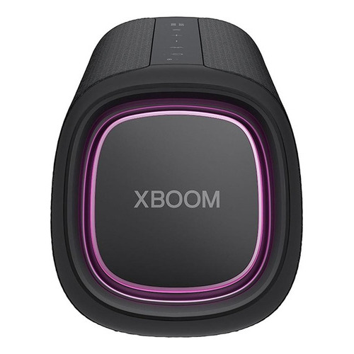 Bocina LG Xg7qgr Portatil Bluetooth A Prueba De Agua Color Negro