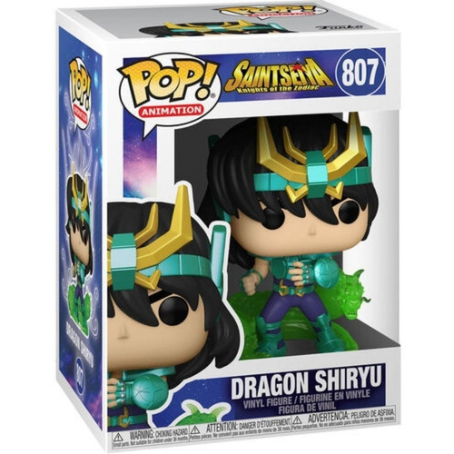 Figura De Acción Saint Seiya Dragon Shiryu De Funko Pop! Animation