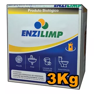 Enzilimp (100% Natural) Tratamento Prof. P/ Esgoto Fossa 3kg