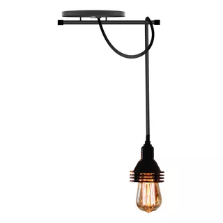 Lustre Pendente Estilo Industrial Moderno - P/1 Lâmpada