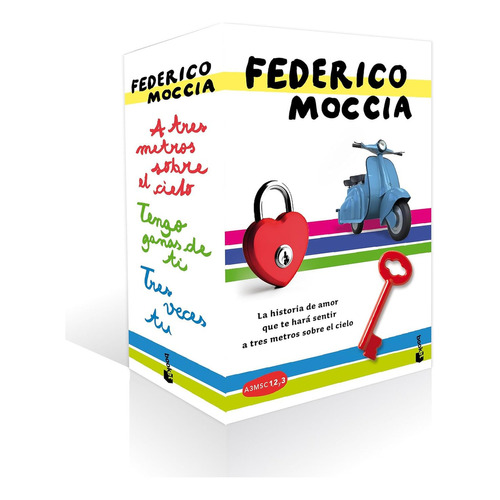 Pack A Tres Metros Sobre el Cielo + Tengo Ganas De Ti + Tres veces Tu, de Moccia Federico en Español Editorial Booket