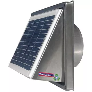 Ventilador Solar Casas Rodantes, Mxwxe-001,  Ducto 4  Ø, 135