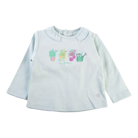 Polo M/l  Bebe Niña Menta