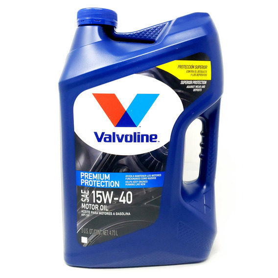 Aceite Motor Valvoline 15w40 Premium Protection Multigrado 4.73 Litros