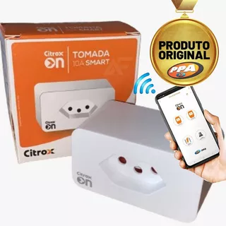 Tomada Inteligente 10a Smart Ppa On Comando Via Wifi Cor Branco