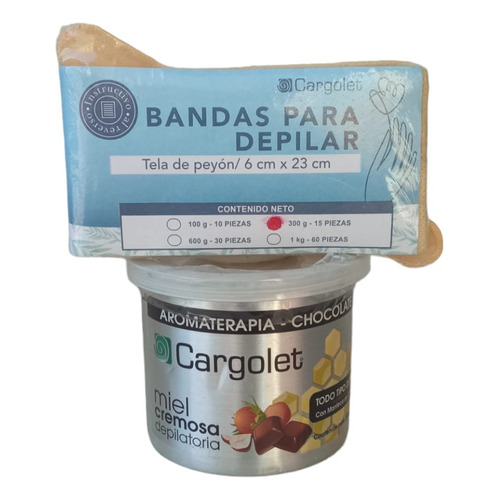 Cera Para Depilar, Cargolet Todo Tipo De Piel Chocolate 300g