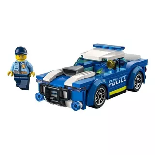 Lego City Carro Da Polícia 94 Peças - Lego 60312 Quantidade De Peças 94