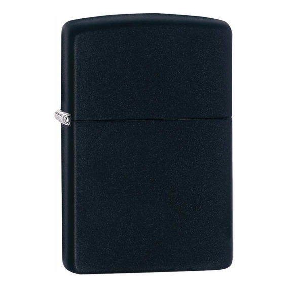 Mechero Encendedor Zippo Negro Mate Windproof Clásico Zippo