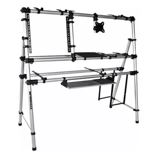 Rack Titanium Studio Multimídia Rym-150 Cabem 7 Aparelhos